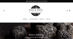 Desktop Screenshot of fineandwild.com